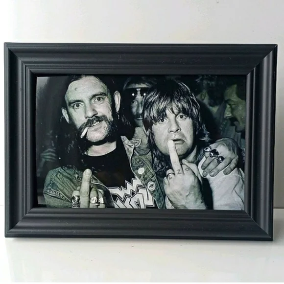 Lemmy Kilmister Ozzy Osbourne music  70s 80s rocknroll Black Sabbath Motorhead - Picture 4 of 5